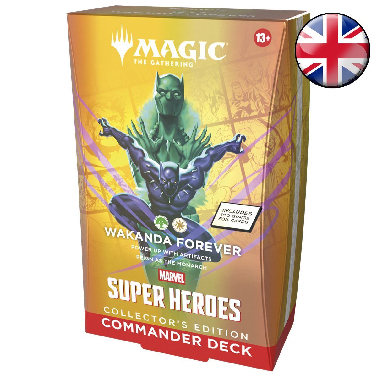 Lot of 4 Commander Decks Collector's Edition - Marvel Super Heroes - Magic The Gathering - FR