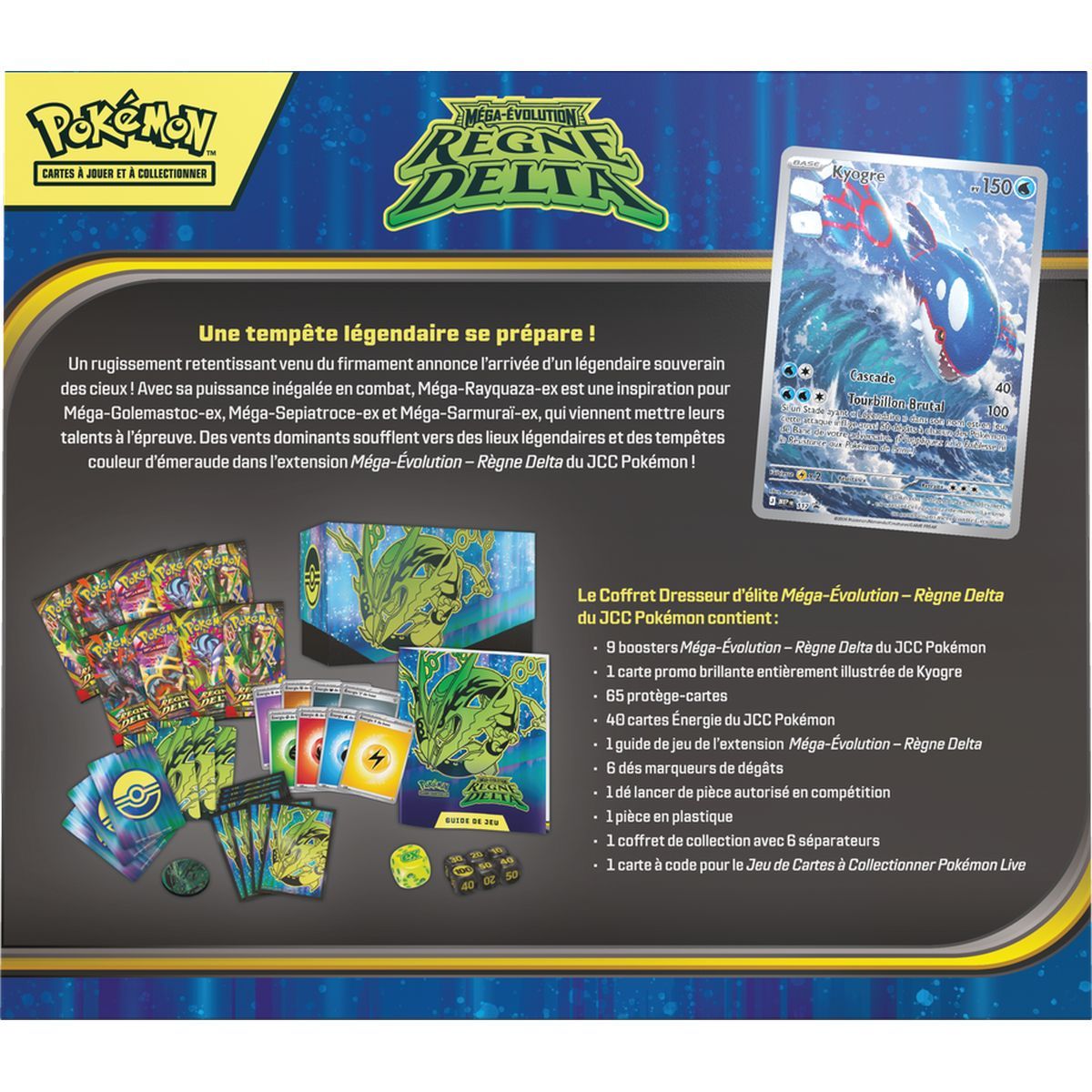Lot - 1 ETB Mega Evolution: Delta Kingdom [ME06] + 1 ETB Pokémon Semi-Rigid Plastic Protector