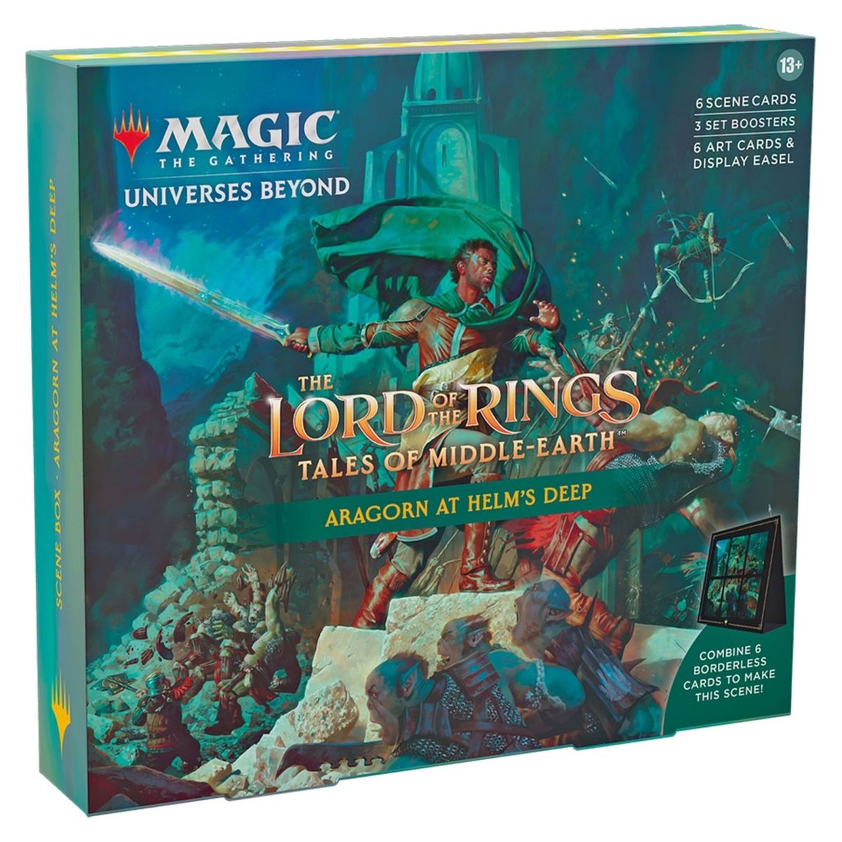 Item Magic The Gathering - Scene Box - The Lord of the Rings: Tales of Middle-earth - Aragorn At Helm's Deep - EN