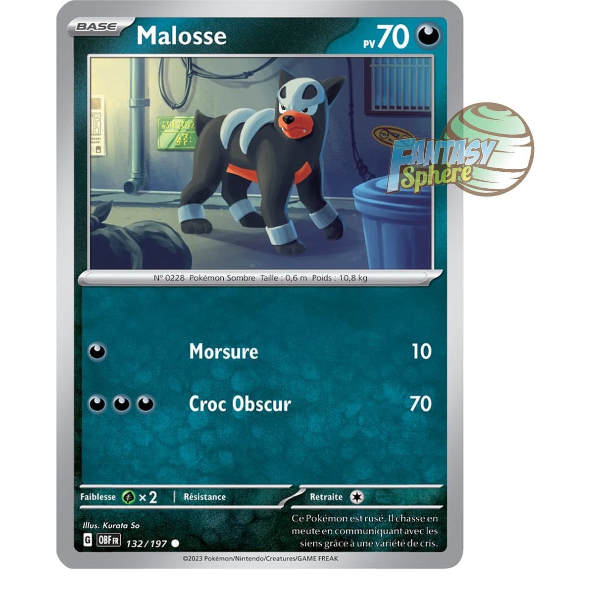 Malosse - Reverse 132/197 - Scarlet and Violet Obsidian Flames