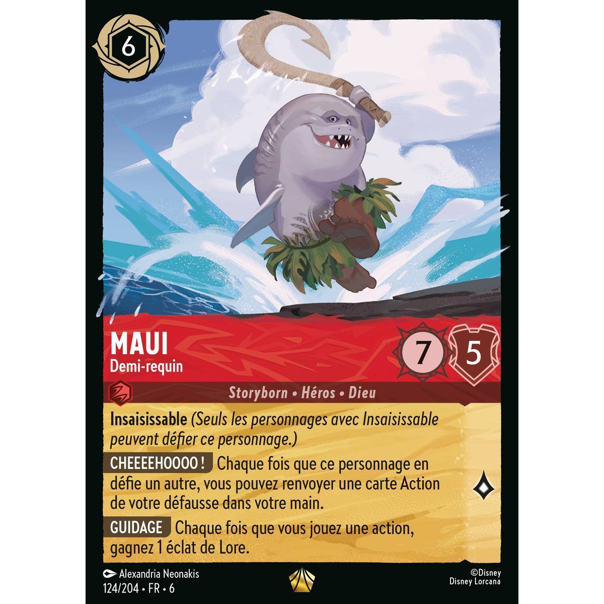Maui, Half-Shark - 124/204 - AZS - The Azurite Sea - Legendary - French