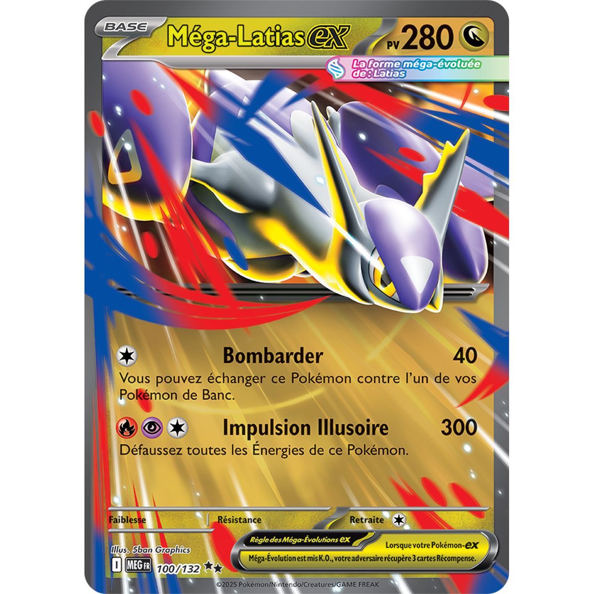 Mega Latias-ex - Double Rare 100/132 - Mega Evolution