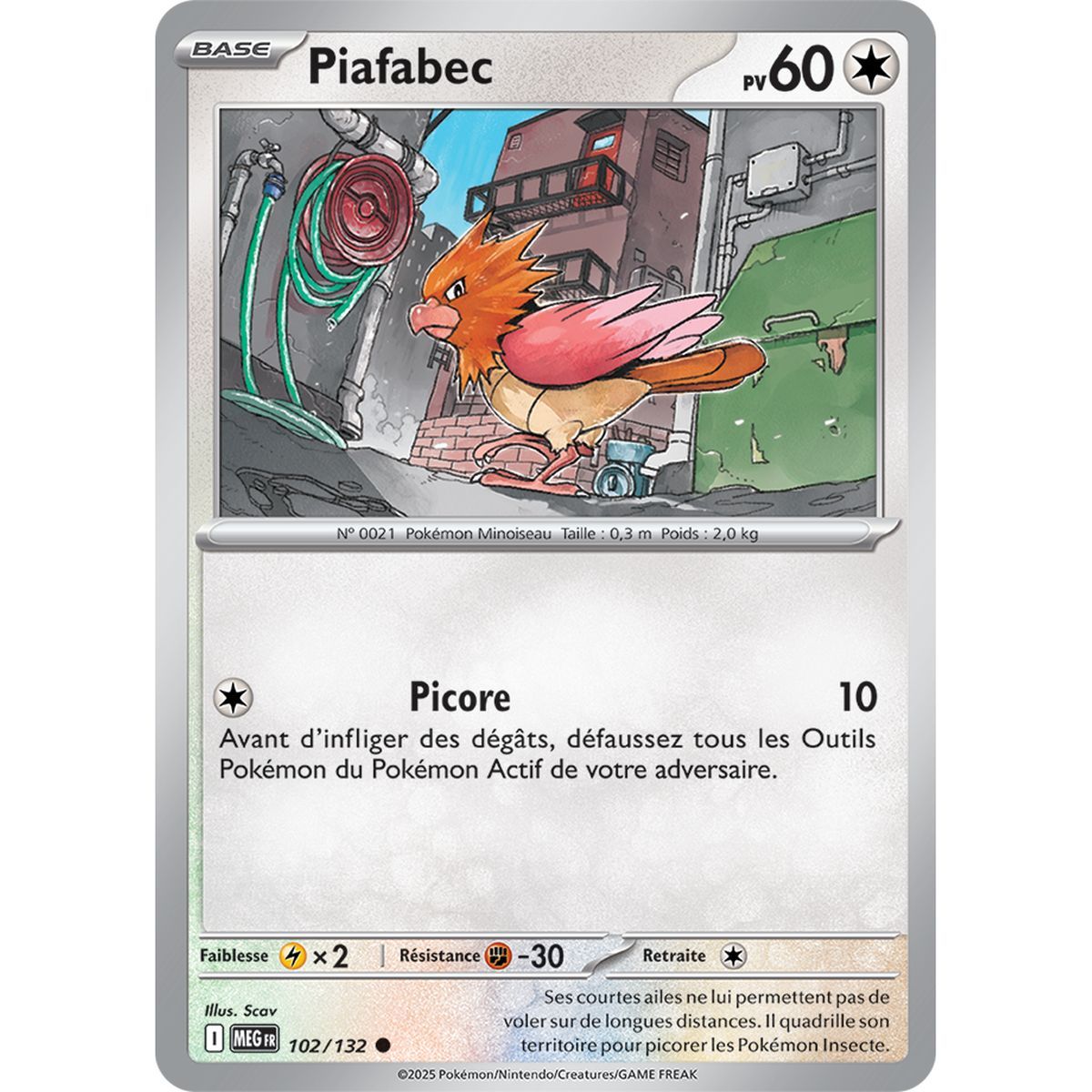 Piafabec - Reverse 102/132 - Mega Evolution