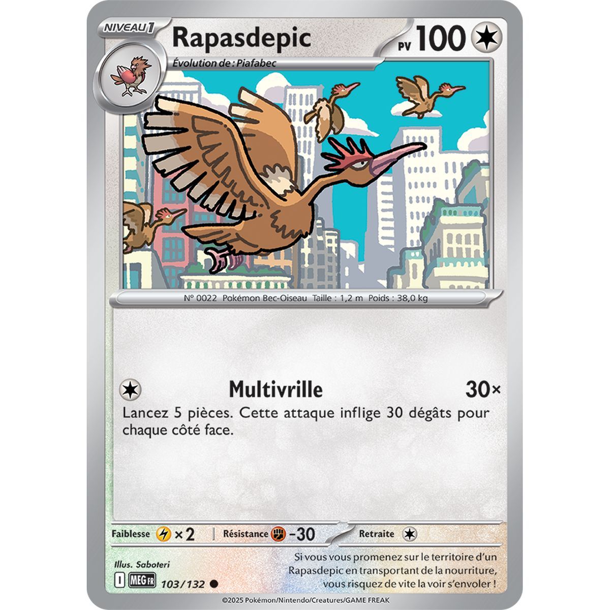 Rapasdepic - Common 103/132 - Mega Evolution