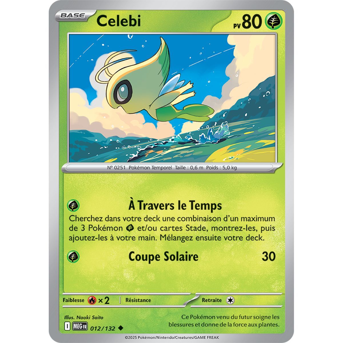 Celebi - Uncommon 12/132 - Mega Evolution