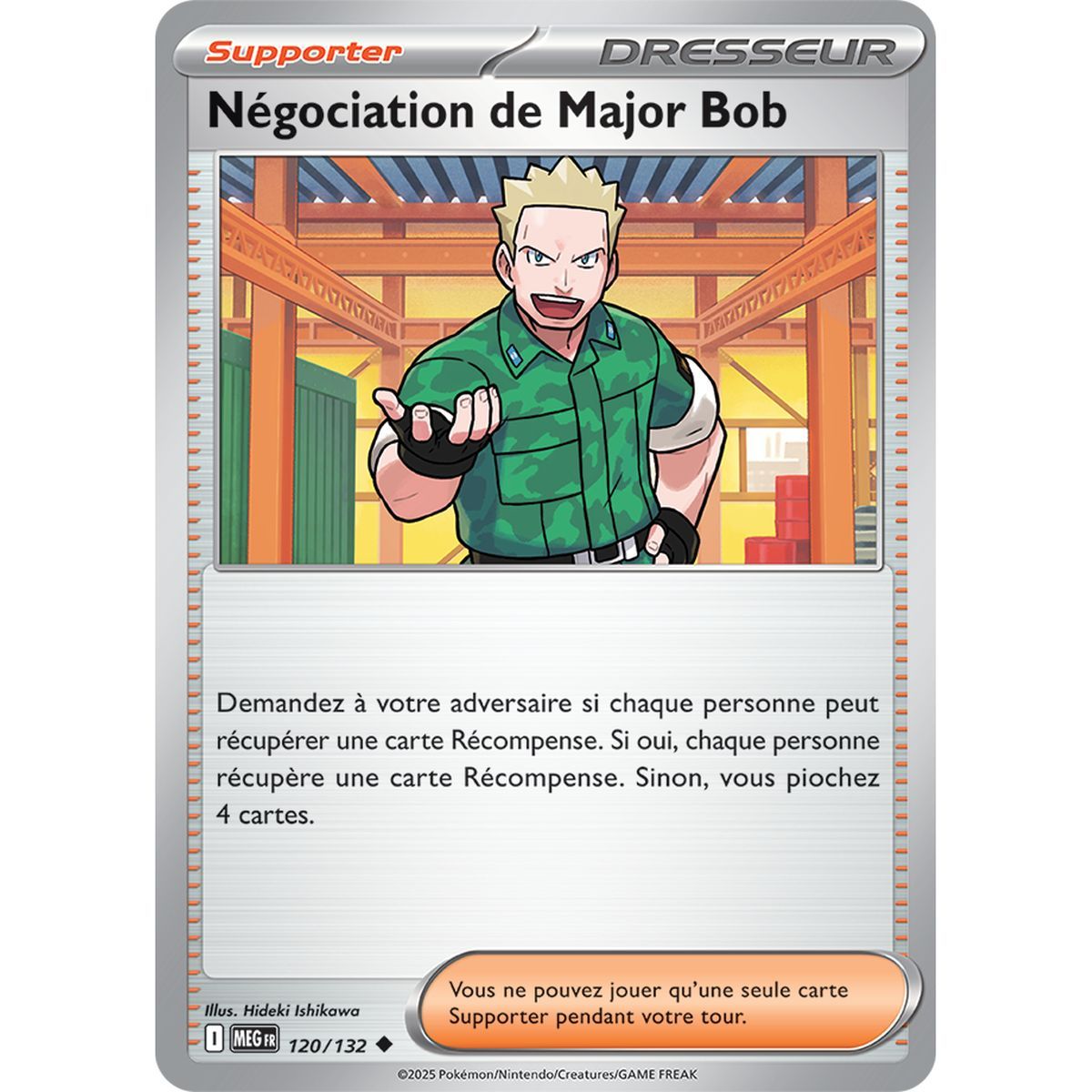 Major Bob's Negotiation - Uncommon 120/132 - Mega Evolution