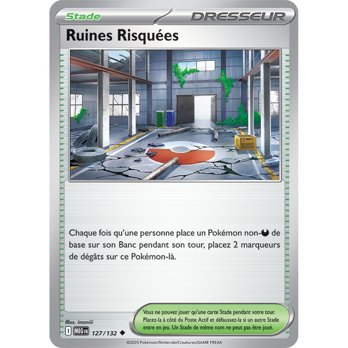 Item Risky Ruins - Reverse 127/132 - Mega Evolution
