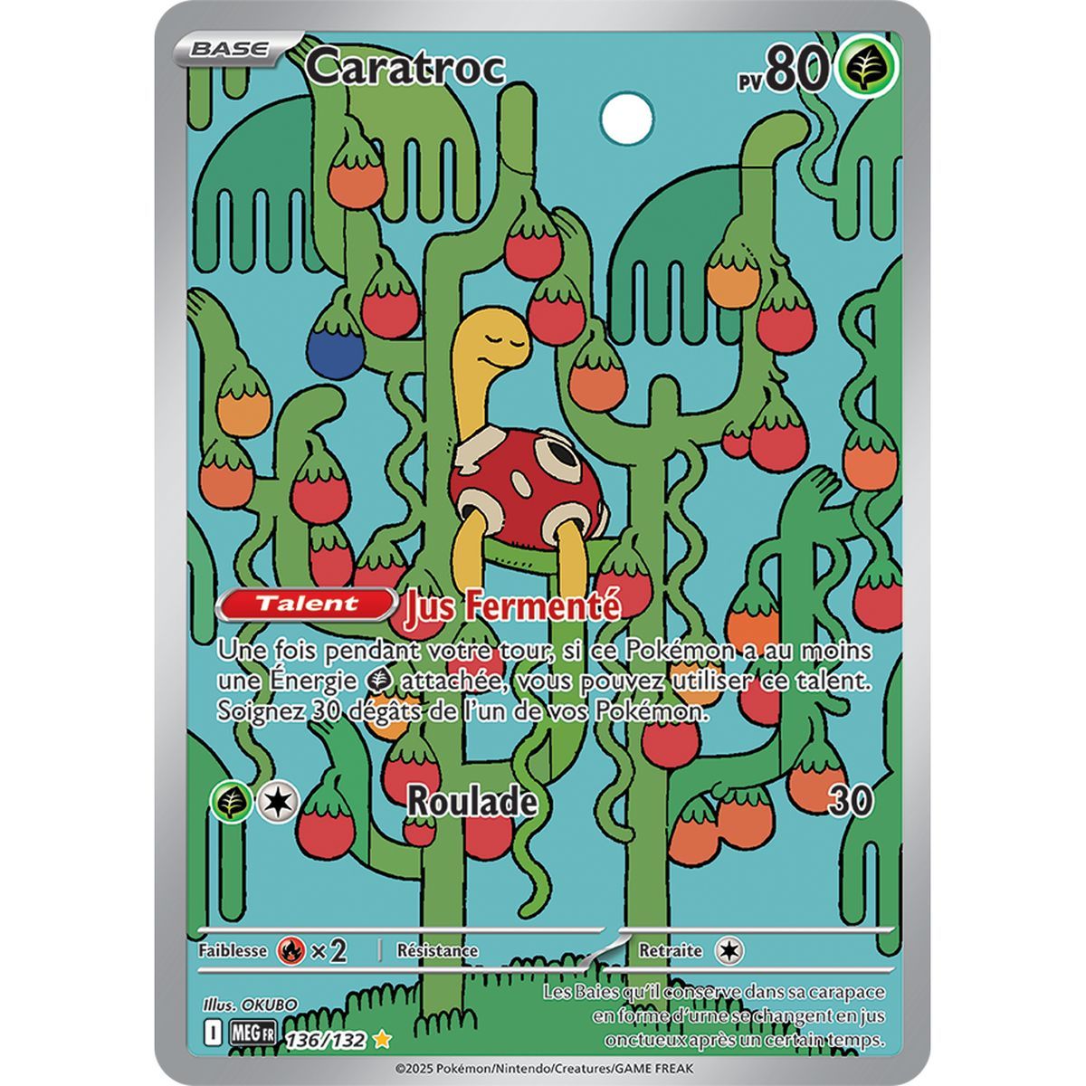 Shuckle - Rare Illustration 136/132 - Mega Evolution