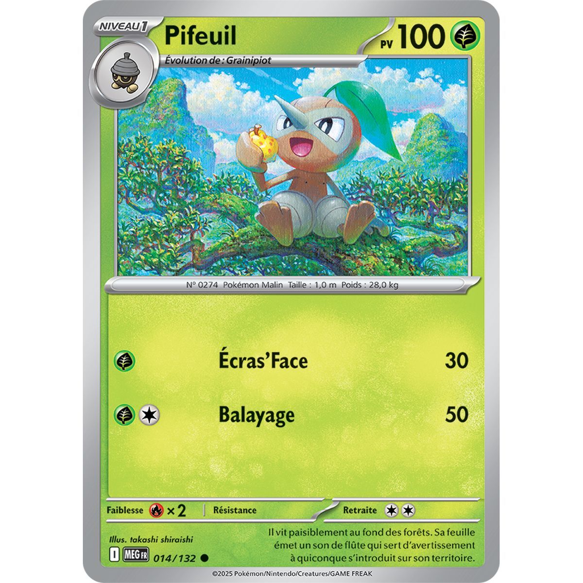 Pifeuil - Common 14/132 - Mega-Evolution