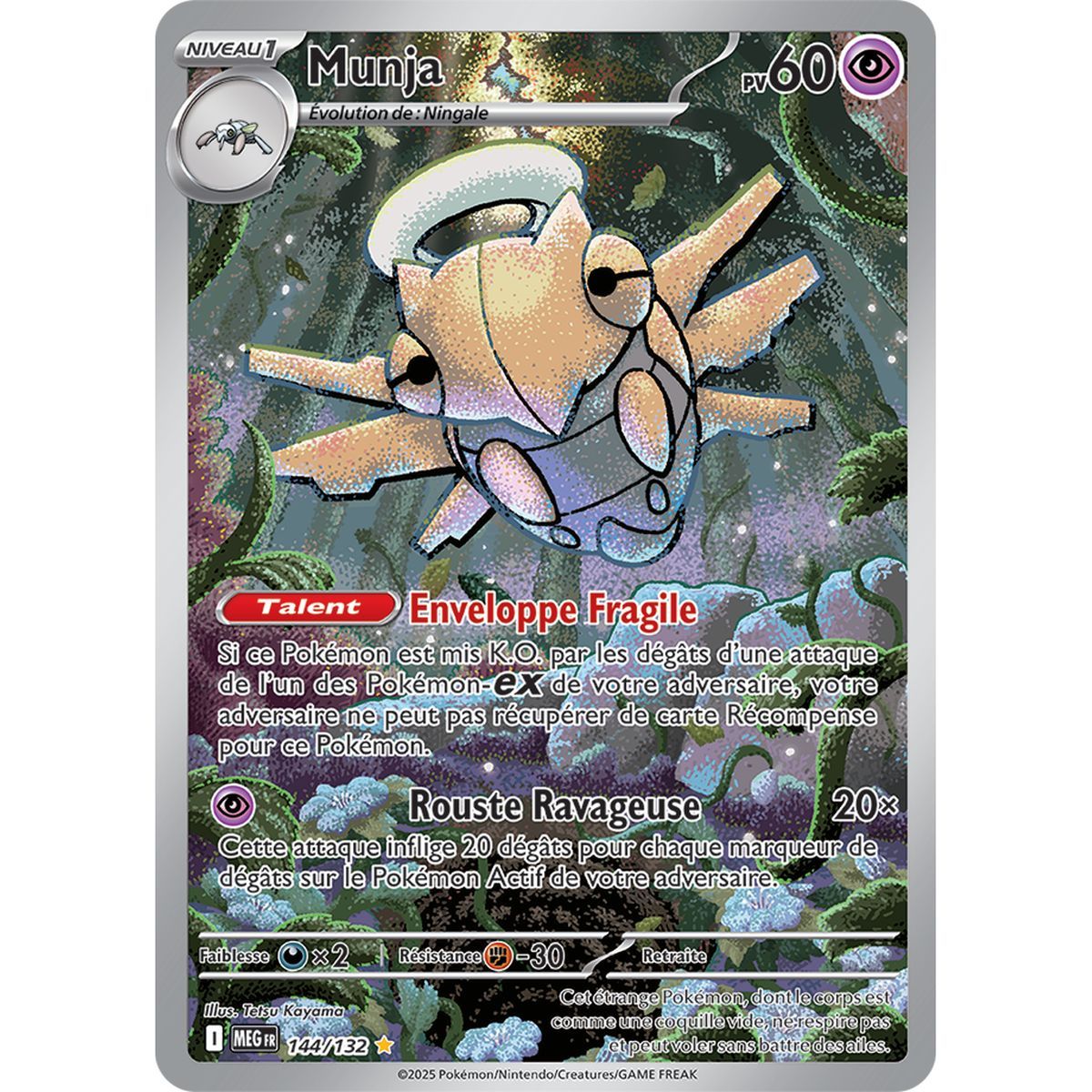 Item Munja - Rare Illustration 144/132 - Mega Evolution