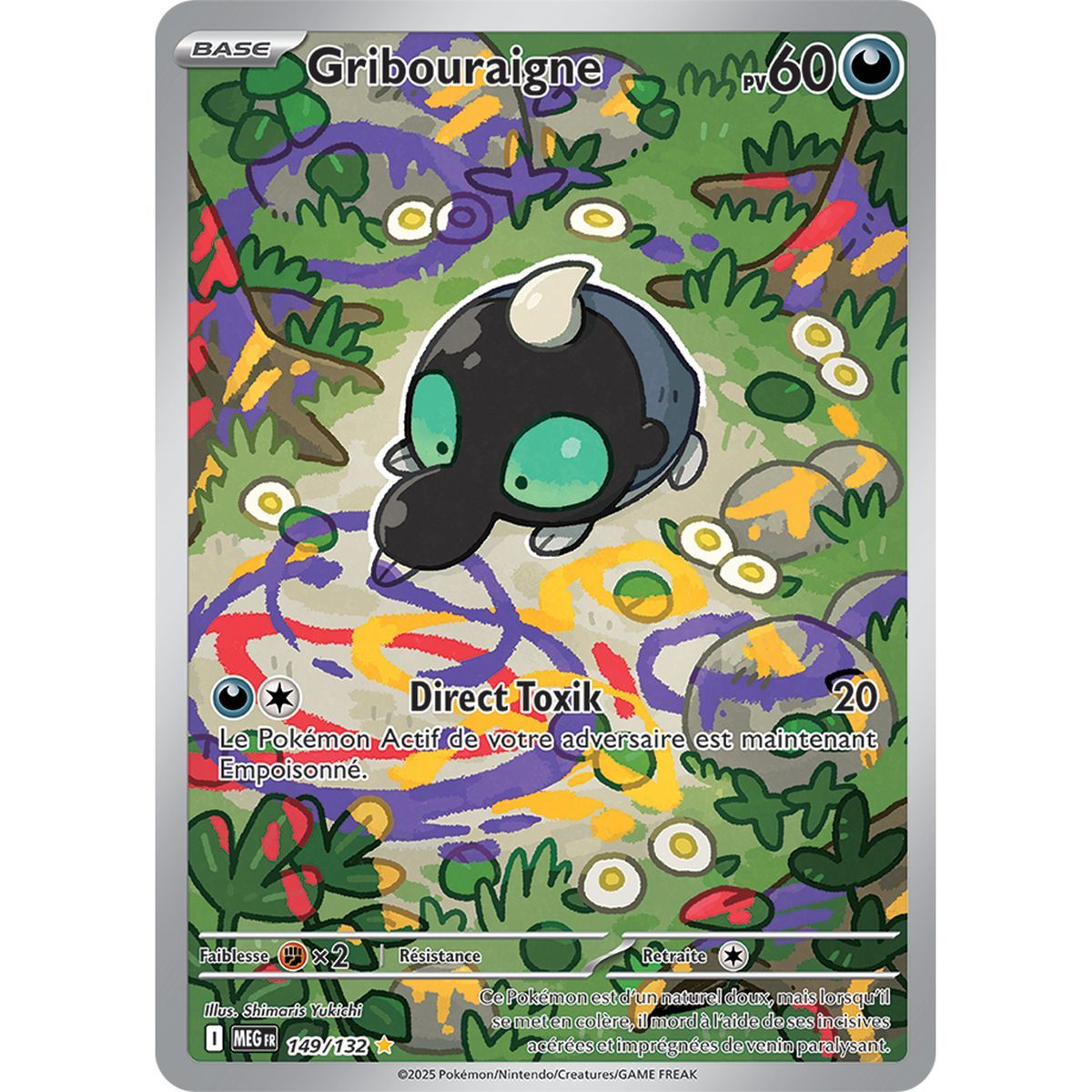 Gribouraigne - Rare Illustration 149/132 - Mega Evolution