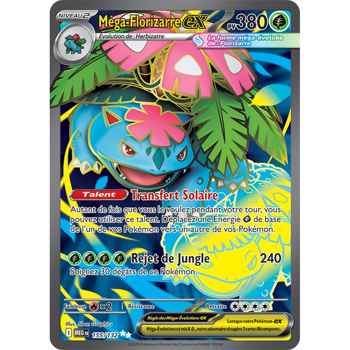 Mega Venusaur-ex - Ultra Rare 155/132 - Mega Evolution
