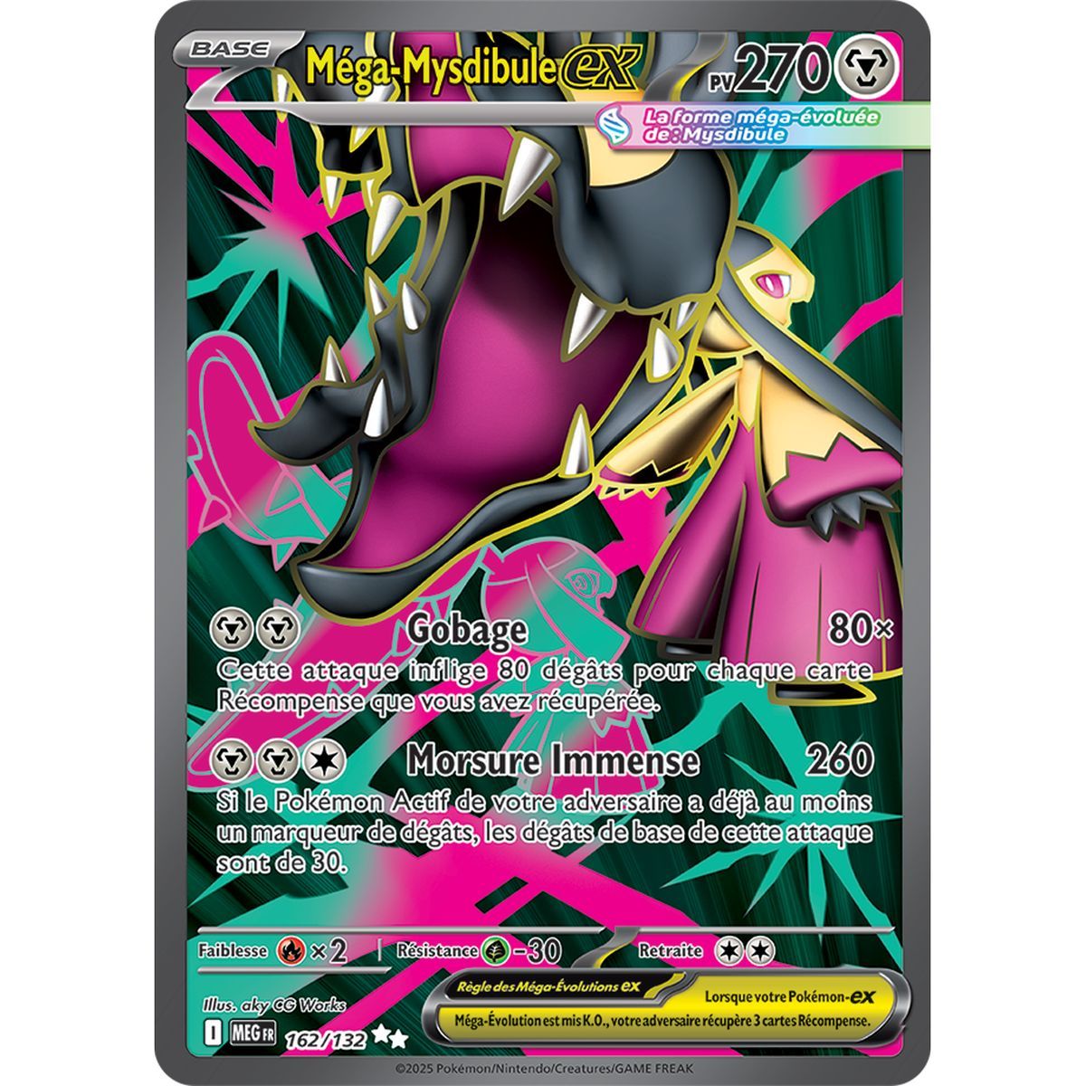 Mega Mawile-ex - Ultra Rare 162/132 - Mega Evolution