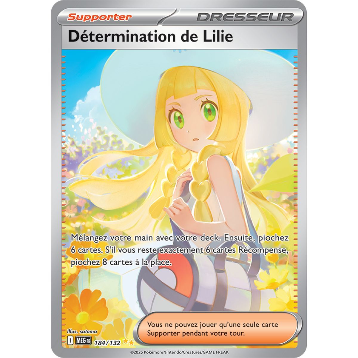 Lillie's Determination - Special Illustration Rare 184/132 - Mega Evolution