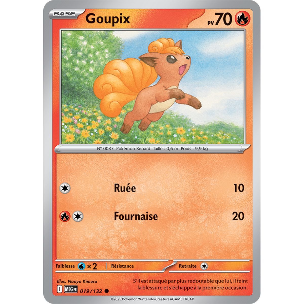 Goupix - Common 19/132 - Mega-Evolution