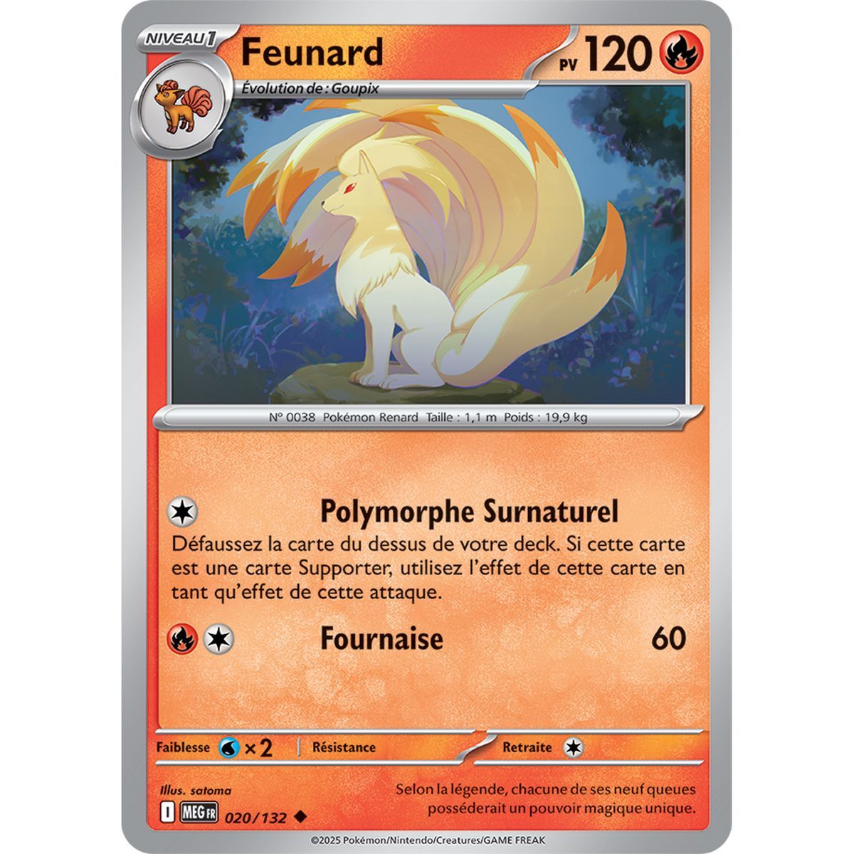 Ninetales - Reverse 20/132 - Mega Evolution