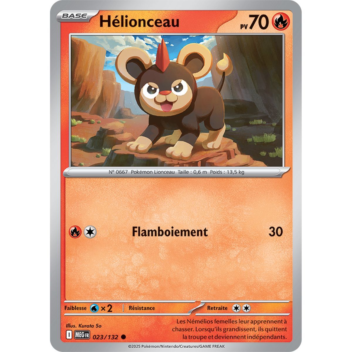 Item Litleo - Reverse 23/132 - Mega Evolution