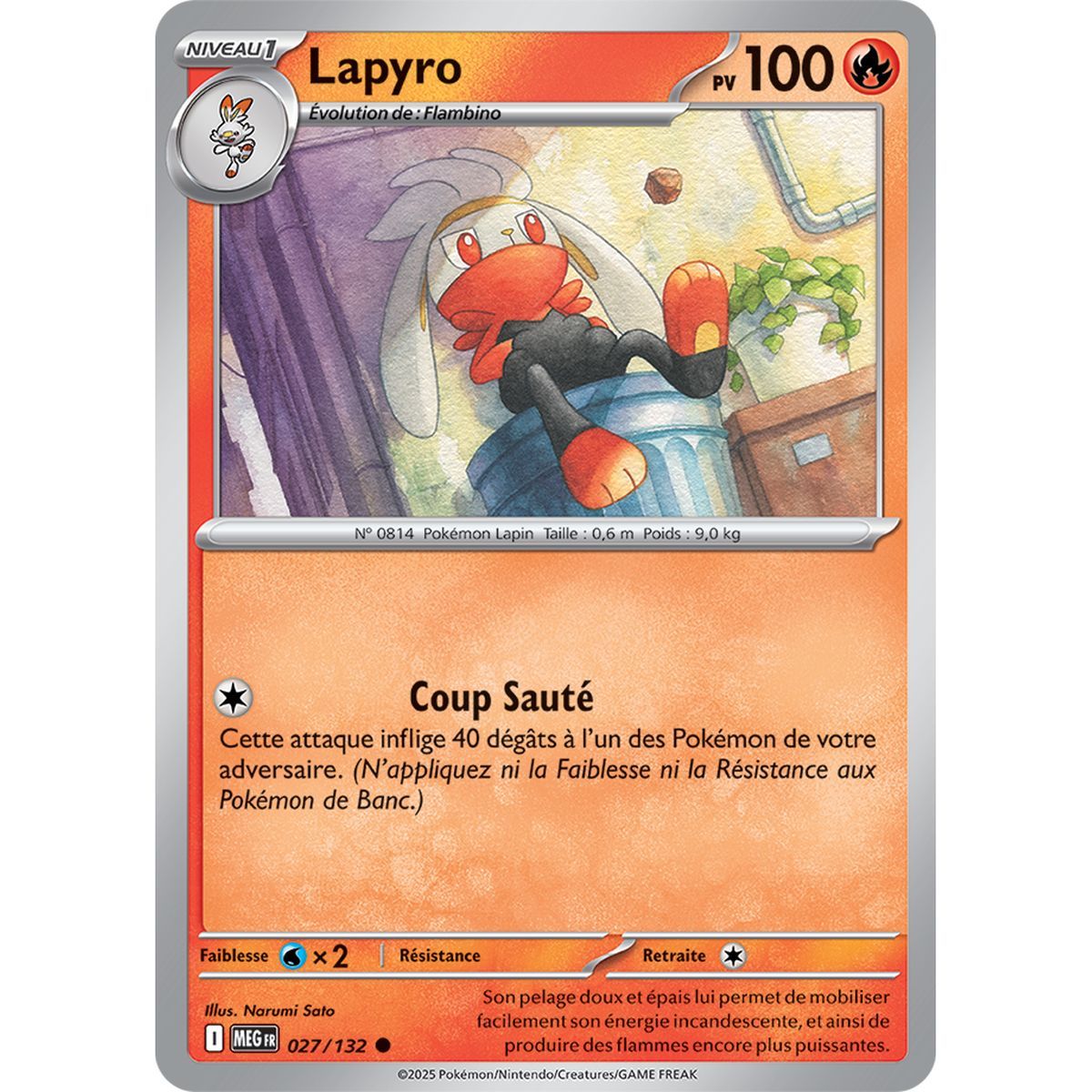 Lapyro - Common 27/132 - Mega Evolution