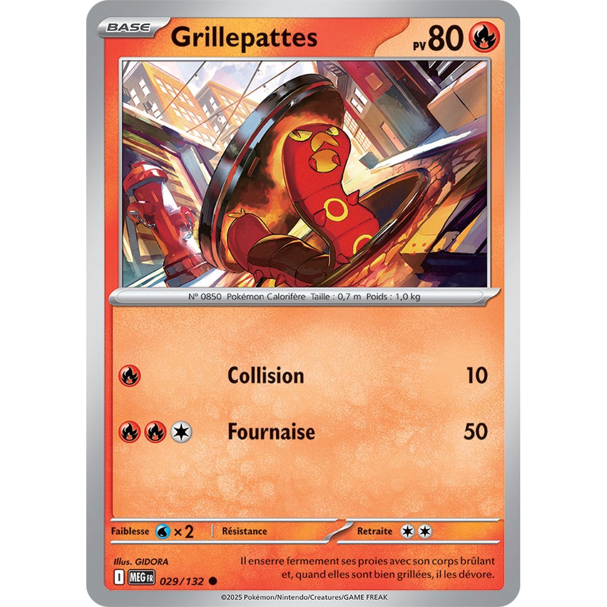 Grillepattes - Common 29/132 - Mega-Evolution