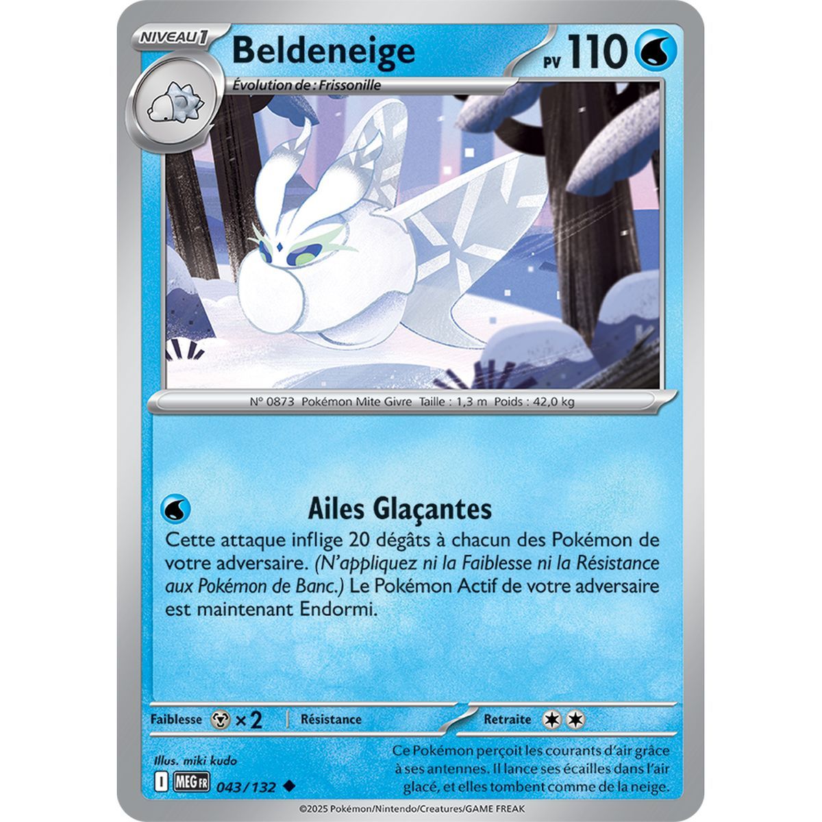 Beldeneige - Uncommon 43/132 - Mega Evolution