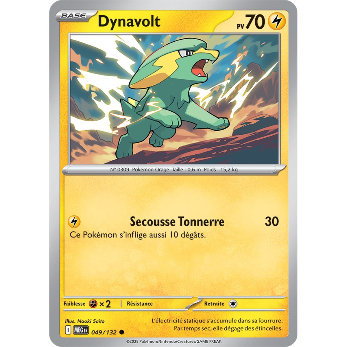 Item Dynavolt - Common 49/132 - Mega Evolution