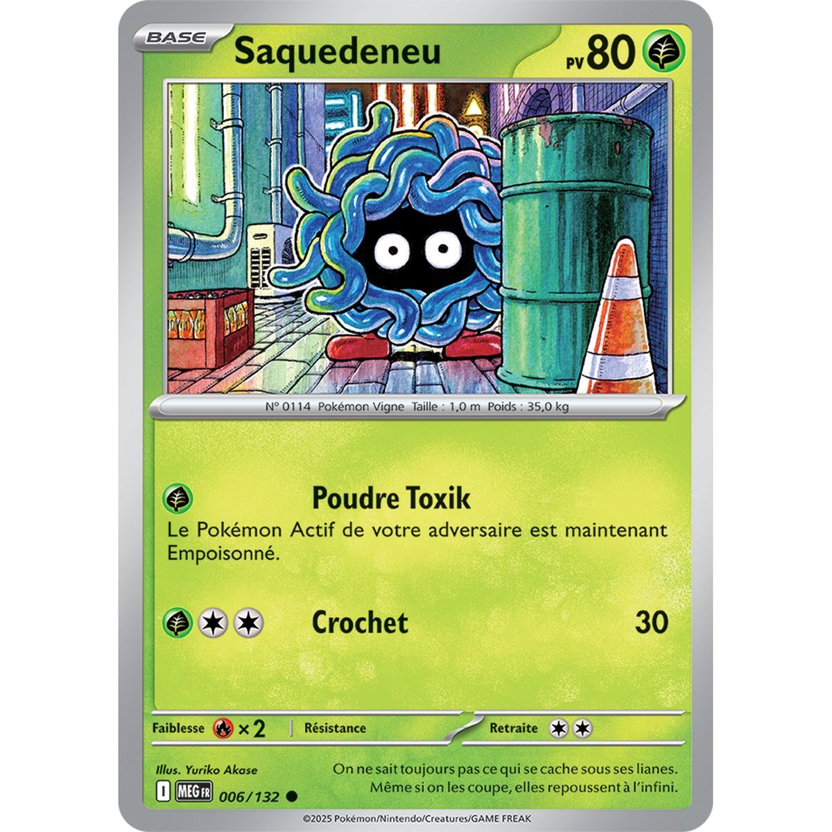 Saquedeneu - Common 6/132 - Mega Evolution