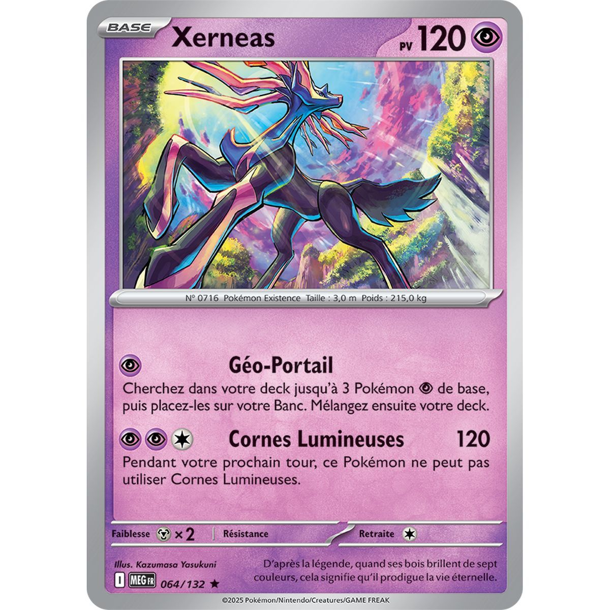 Xerneas - Reverse 64/132 - Mega Evolution