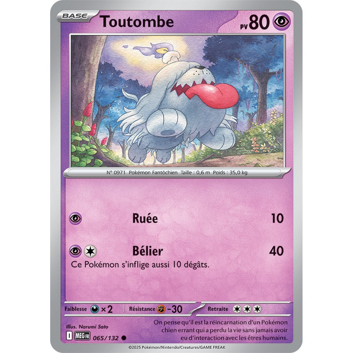 Toutombe - Reverse 65/132 - Mega Evolution