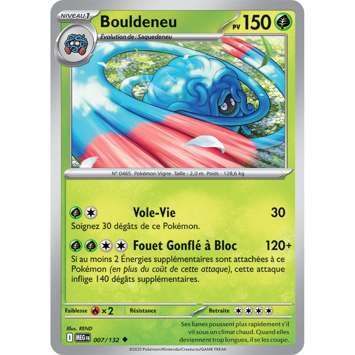 Bouldeneu - Reverse 7/132 - Mega Evolution