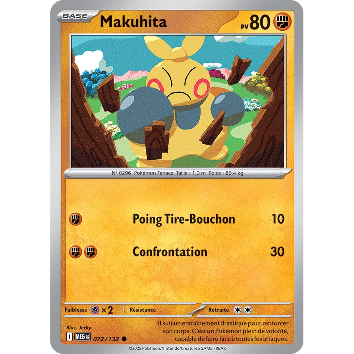 Makuhita - Reverse 72/132 - Mega Evolution