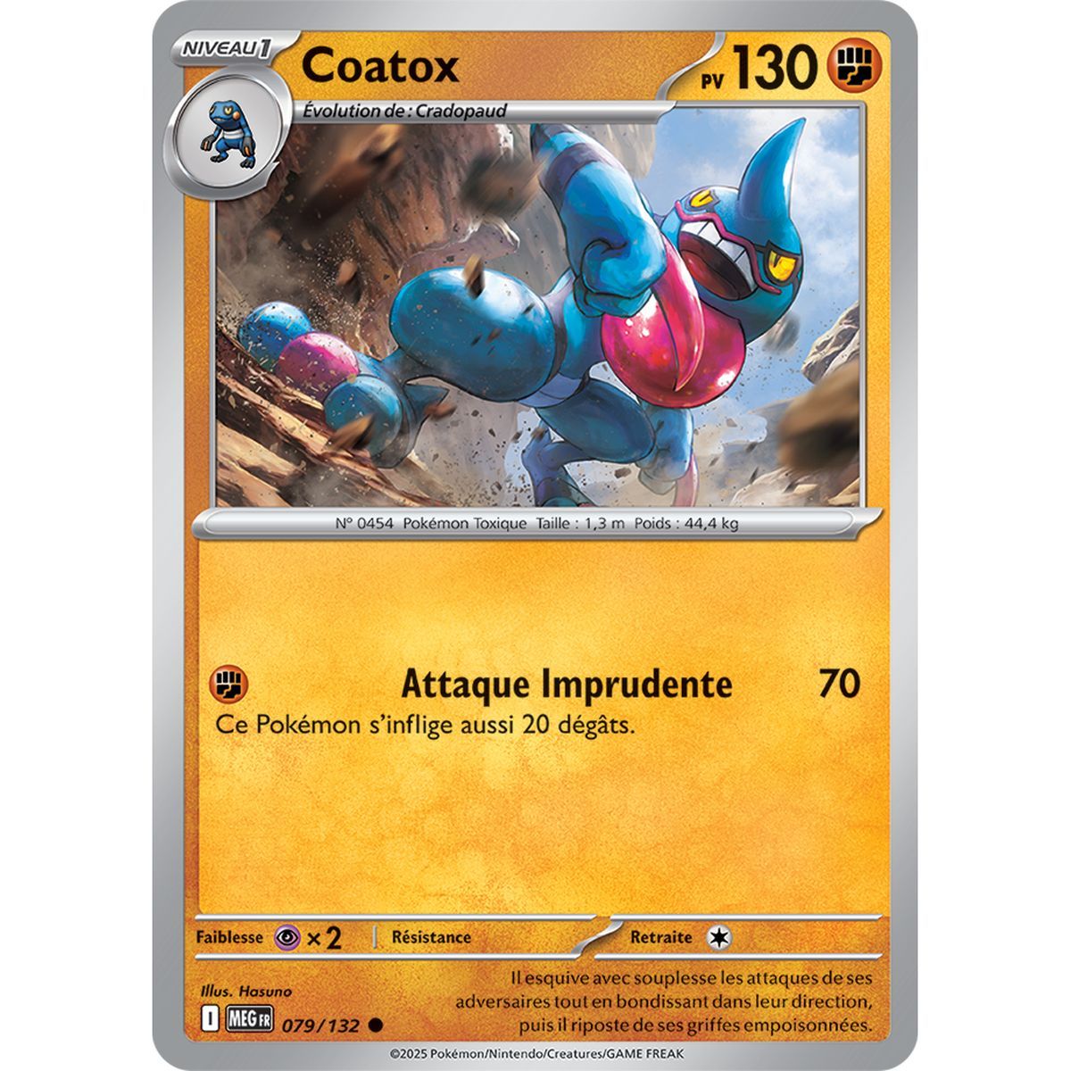 Coatox - Reverse 79/132 - Mega Evolution