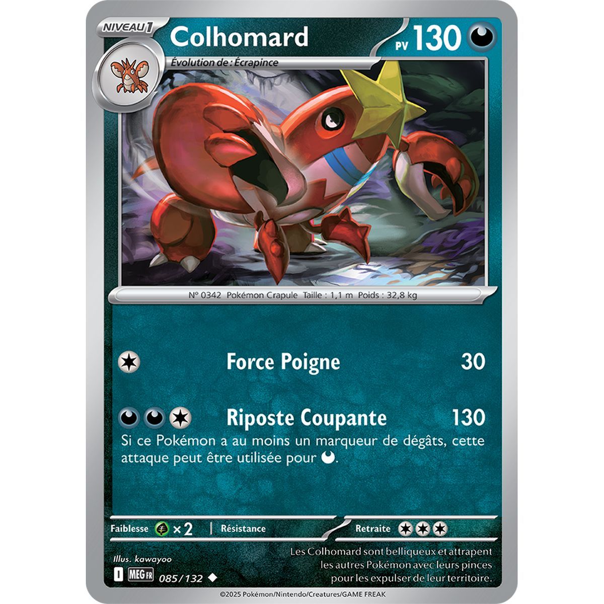 Colhomard - Uncommon 85/132 - Mega Evolution