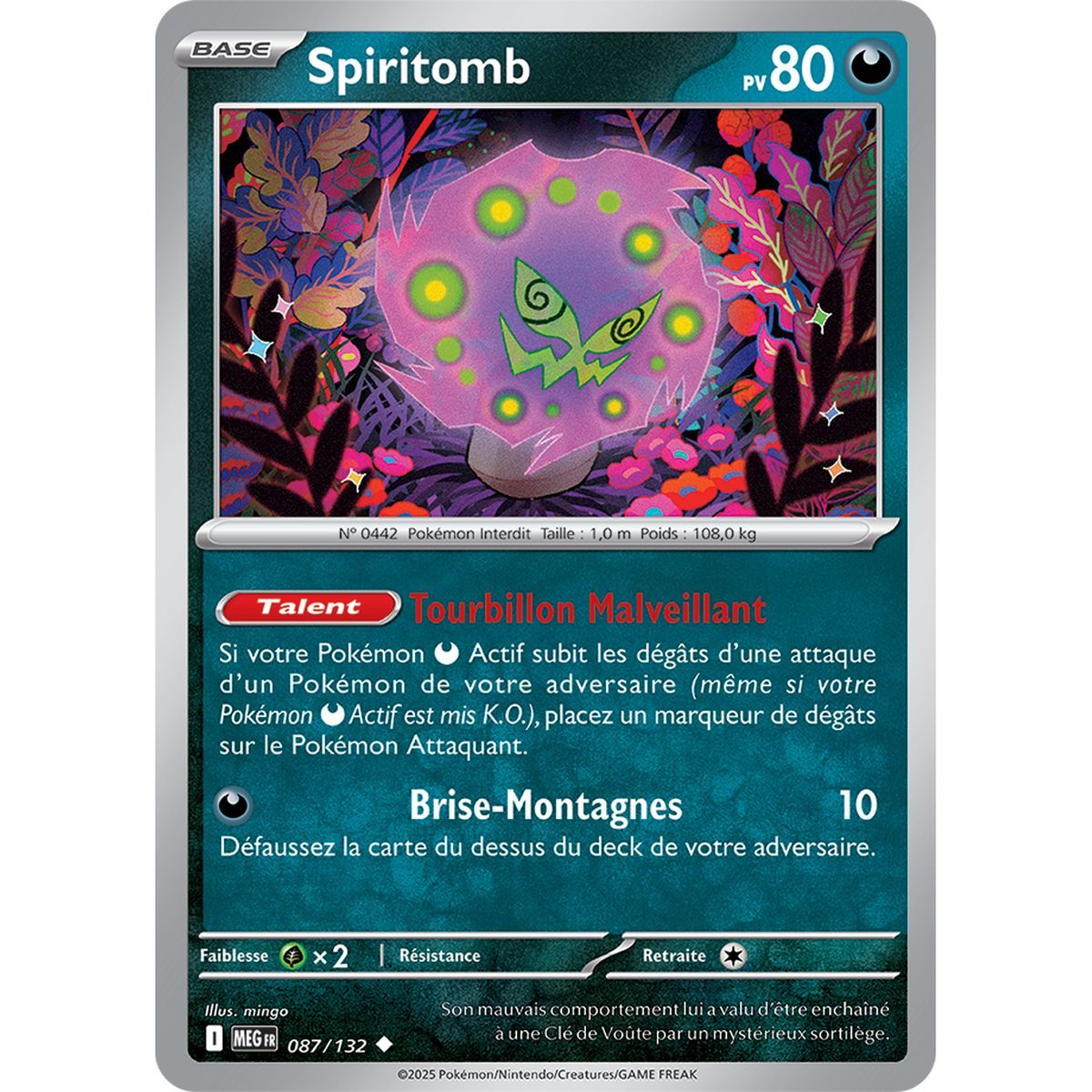 Spiritomb - Reverse 87/132 - Mega Evolution