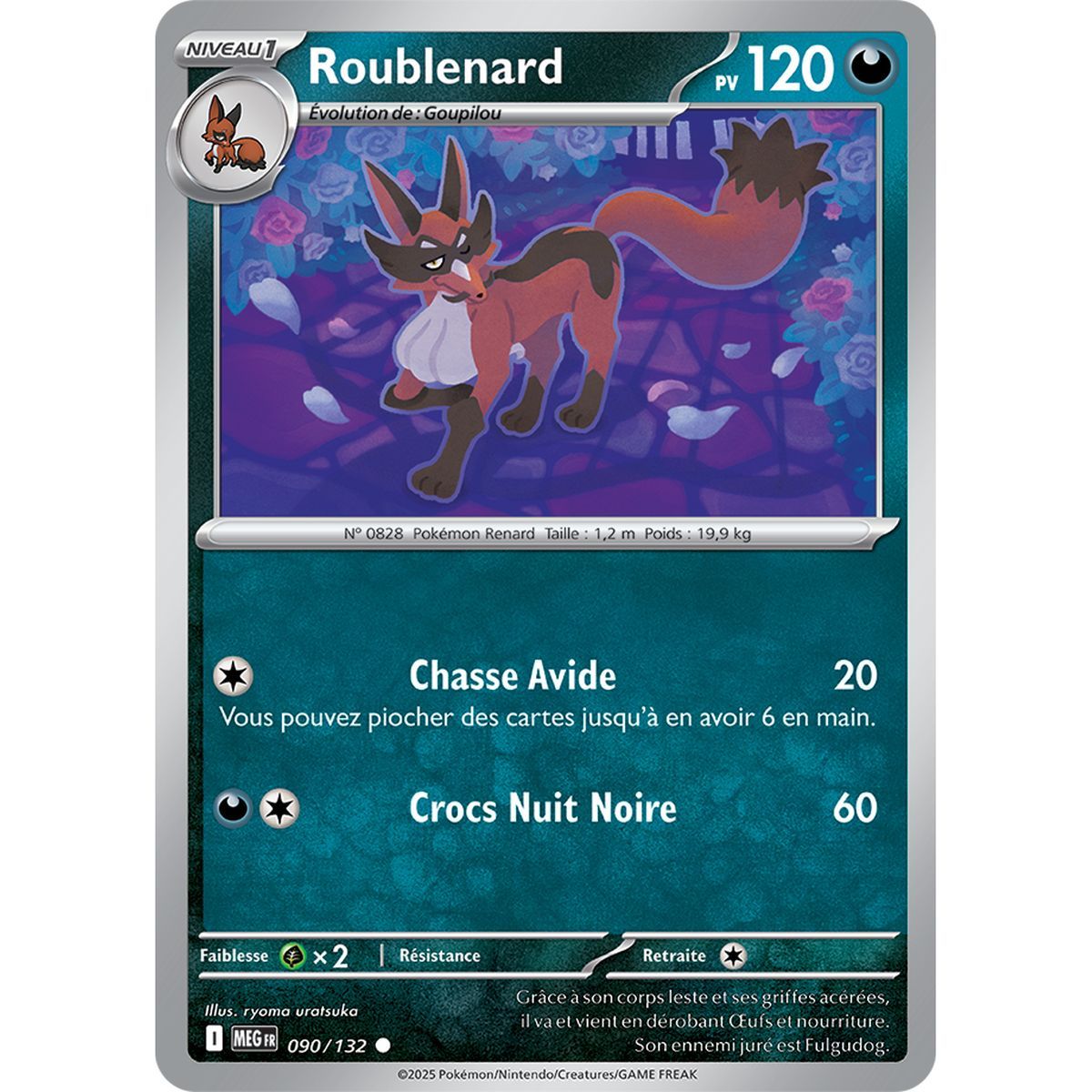 Roublenard - Common 90/132 - Mega-Evolution