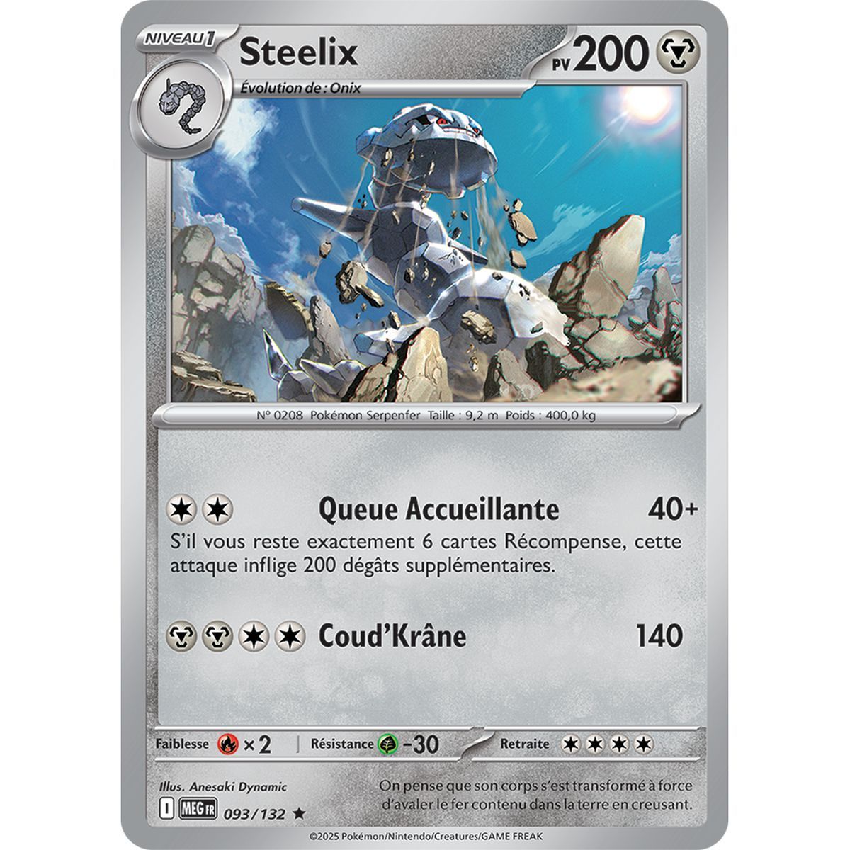 Steelix - Reverse 93/132 - Mega Evolution