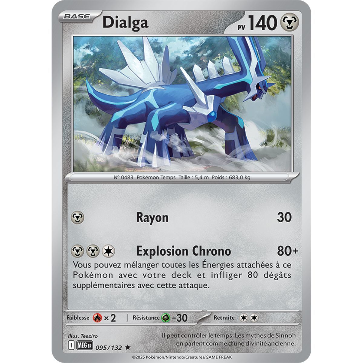 Dialga - Holo Rare 95/132 - Mega Evolution