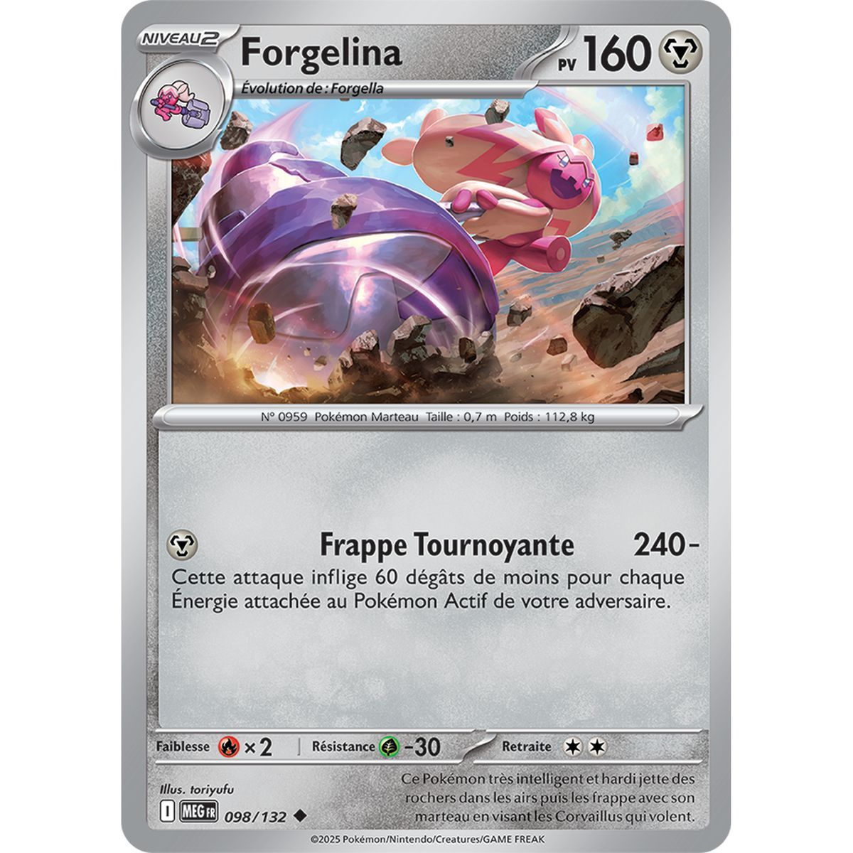 Item Forgelina - Reverse 98/132 - Mega Evolution