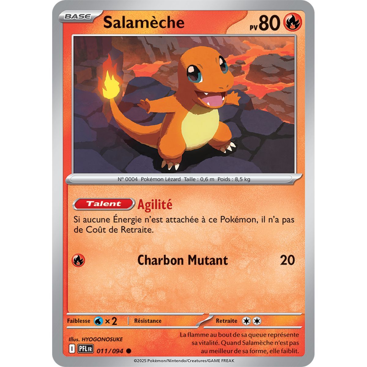 Charmander - Common 11/94 - Mega Evolution 2 Phantasmagorical Flames