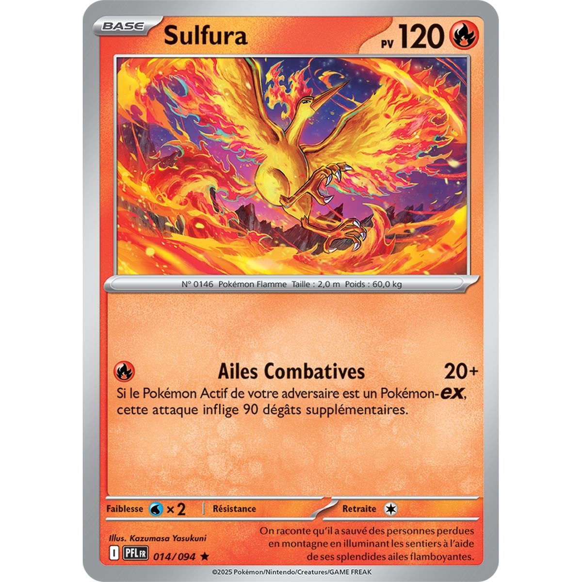 Moltres - Holo Rare 14/94 - Mega Evolution 2 Phantasmagorical Flames