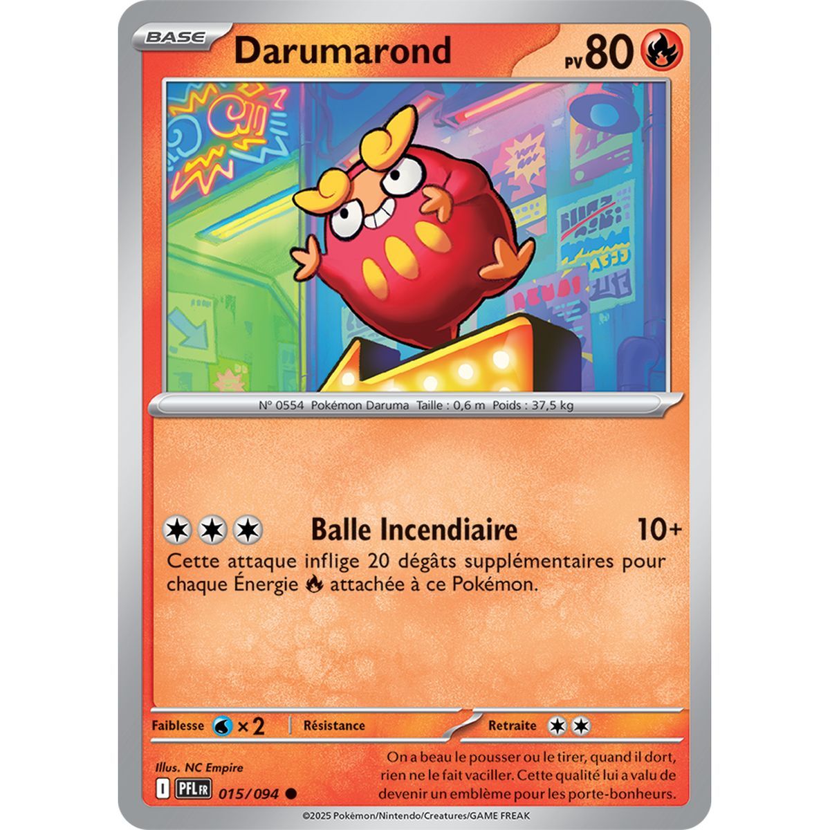 Darumarond - Reverse 15/94 - Mega Evolution 2 Phantasmagorical Flames