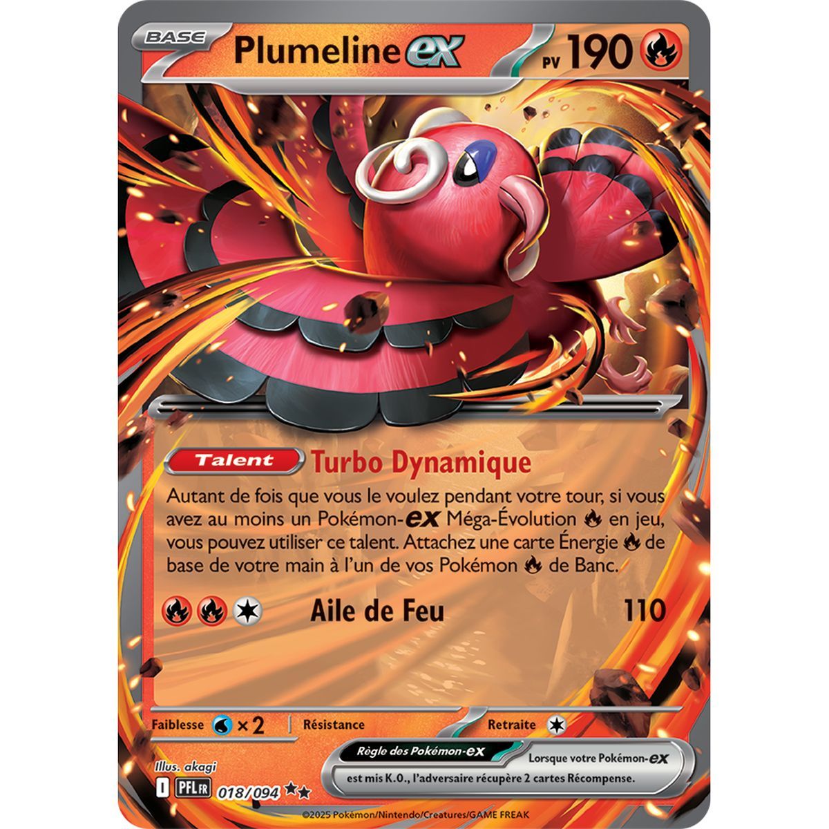 Plumeline-ex - Double Rare 18/94 - Mega Evolution 2 Phantasmagorical Flames