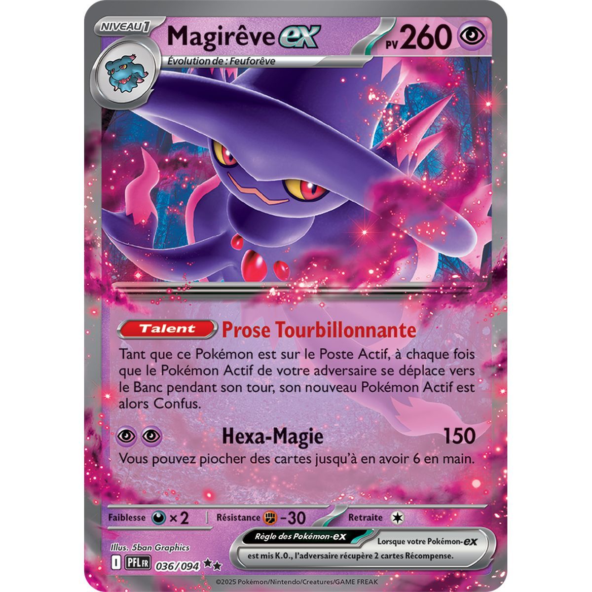 Magirêve-ex - Double Rare 36/94 - Mega Evolution 2 Phantasmagorical Flames