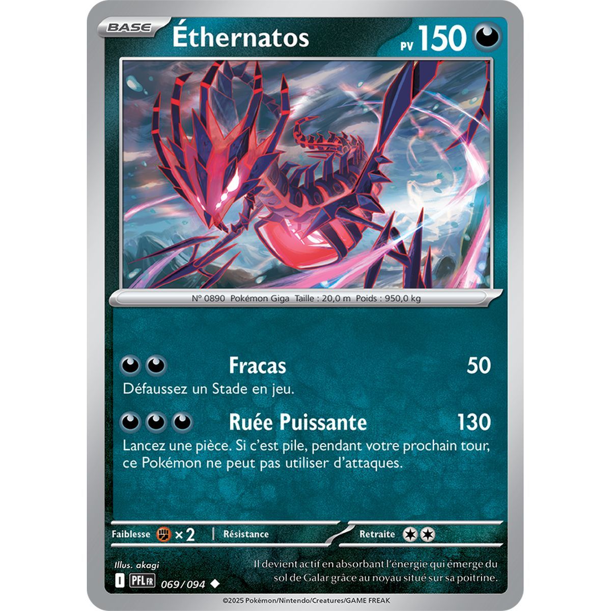 Eternatus - Reverse 69/94 - Mega Evolution 2 Phantasmagorical Flames