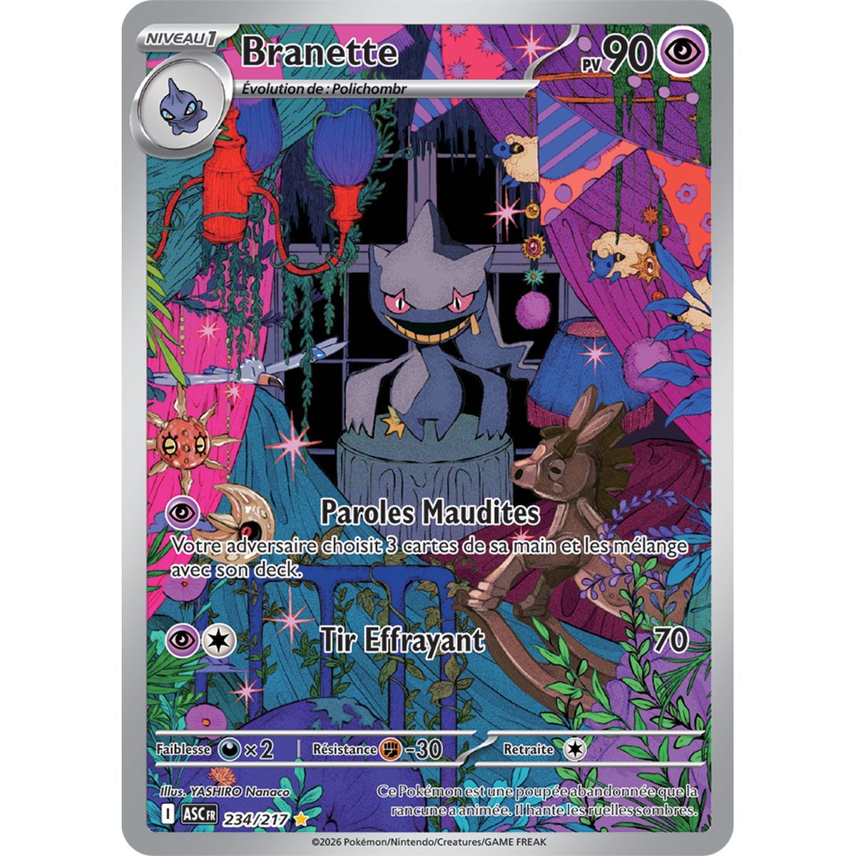 Banette - Rare Illustration 234/217 - ME02.5 - Pokémon - Mega Evolution Transcendent Heroes