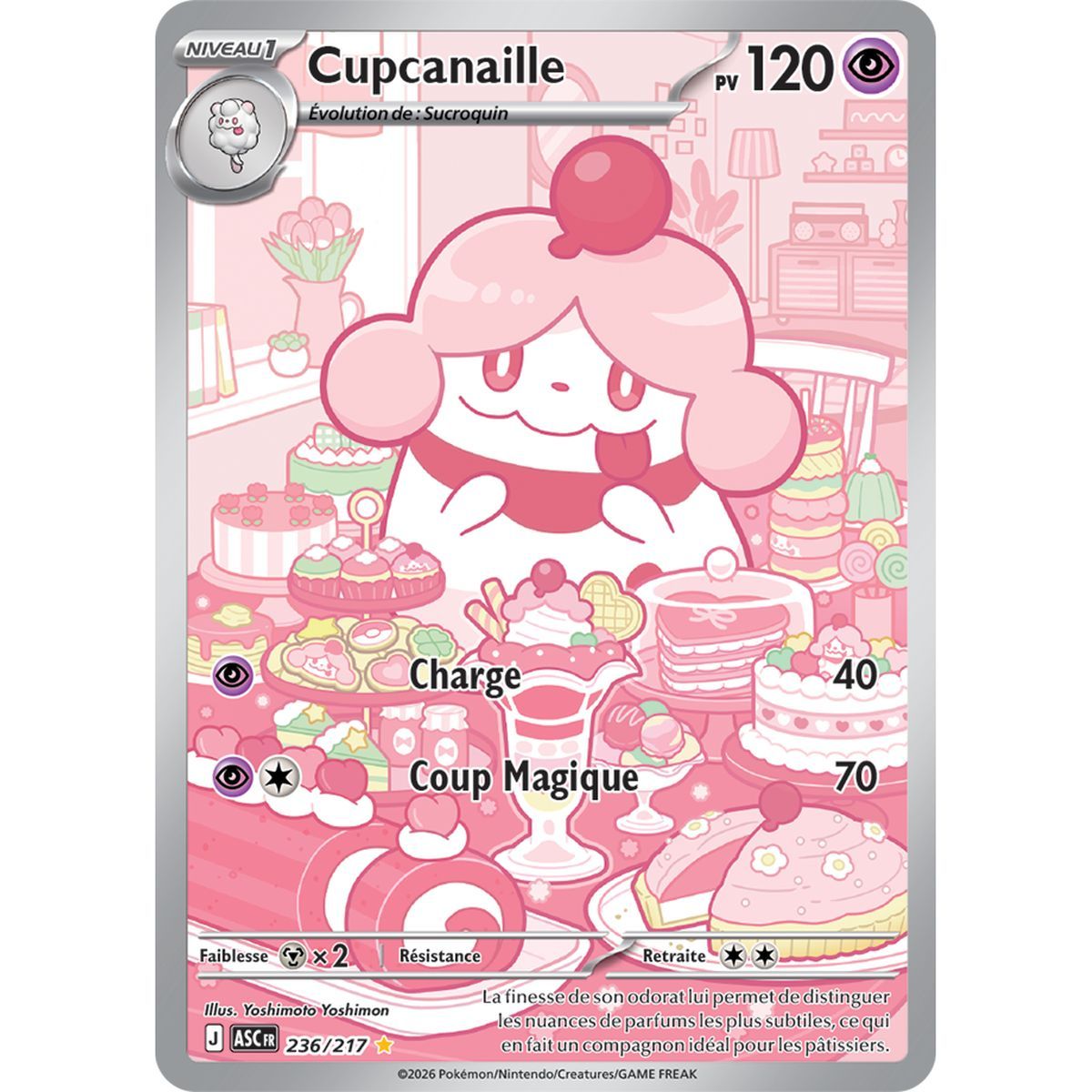 Cupcanaille - Rare Illustration 236/217 - ME02.5 - Pokémon - Mega Evolution Transcendent Heroes
