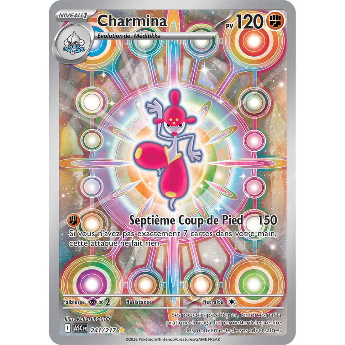 Charmina - Rare Illustration 241/217 - ME02.5 - Pokémon - Mega Evolution Transcendent Heroes