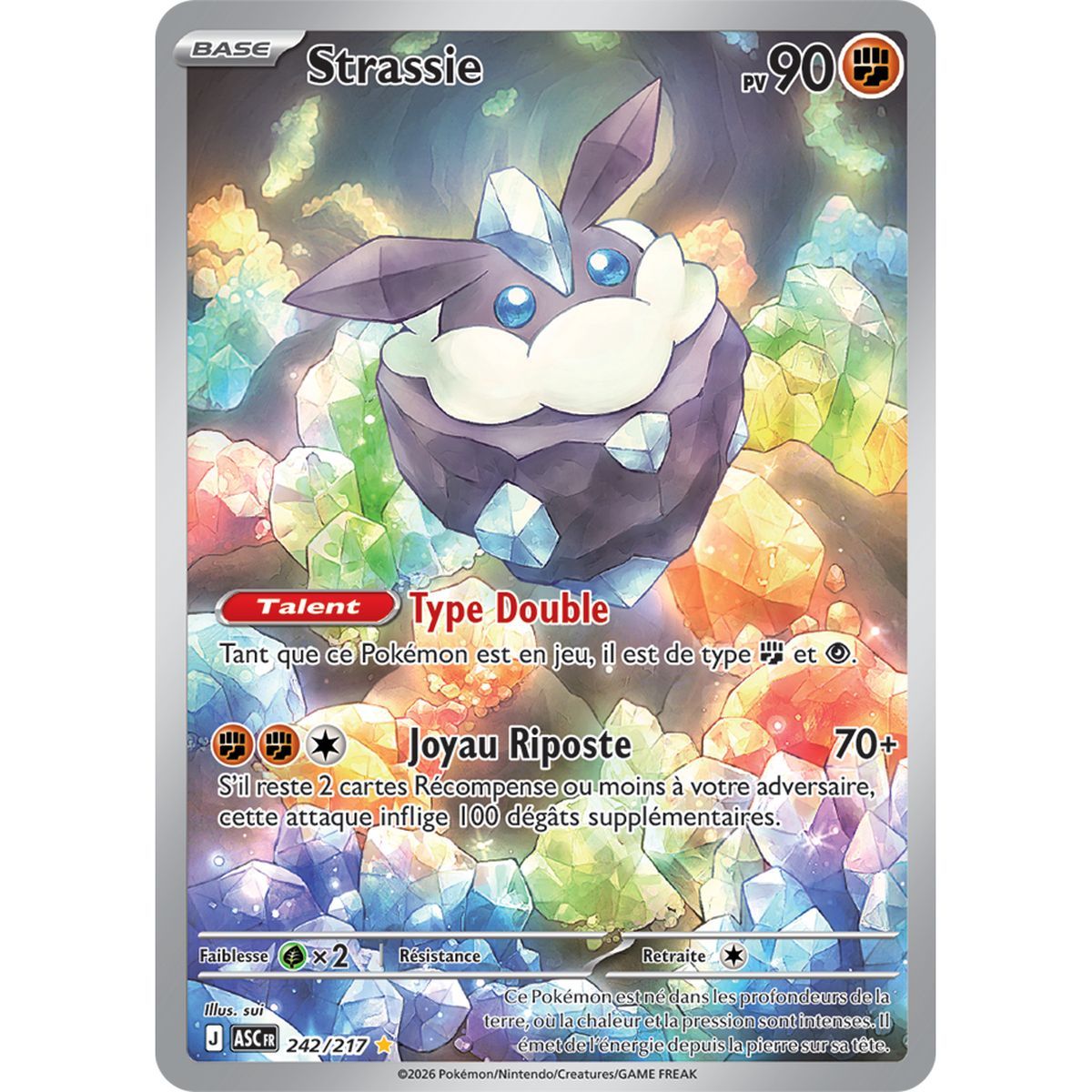 Strassie - Rare Illustration 242/217 - ME02.5 - Pokémon - Mega Evolution Transcendent Heroes
