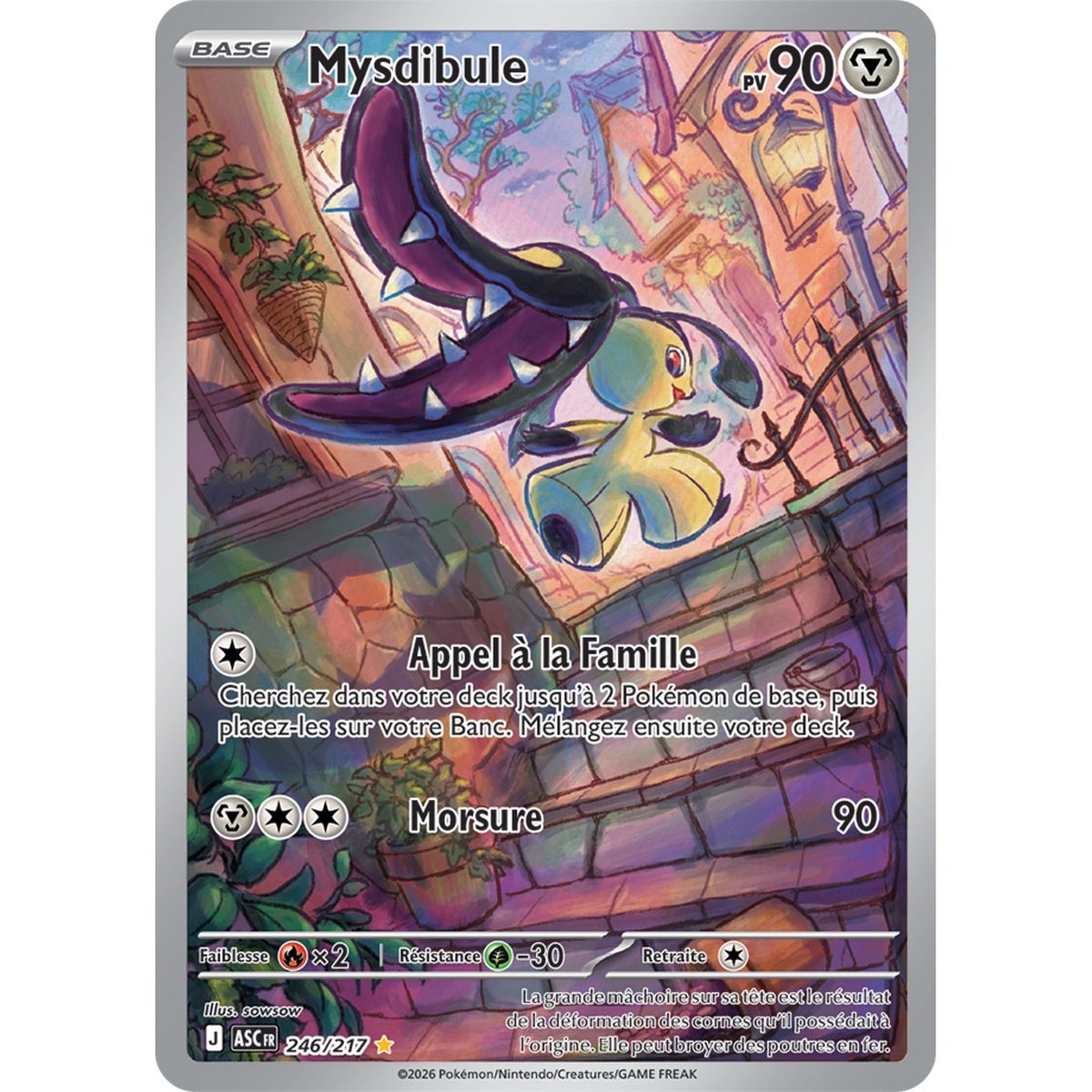 Mawile - Rare Illustration 246/217 - ME02.5 - Pokémon - Mega Evolution Transcendent Heroes