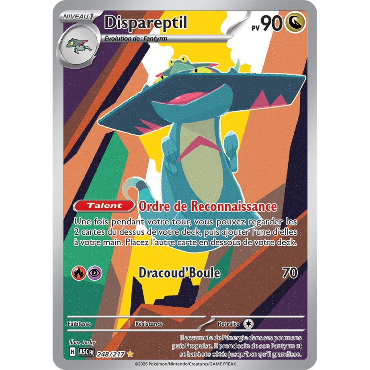 Dispareptil - Rare Illustration 248/217 - ME02.5 - Pokémon - Mega Evolution Transcendent Heroes