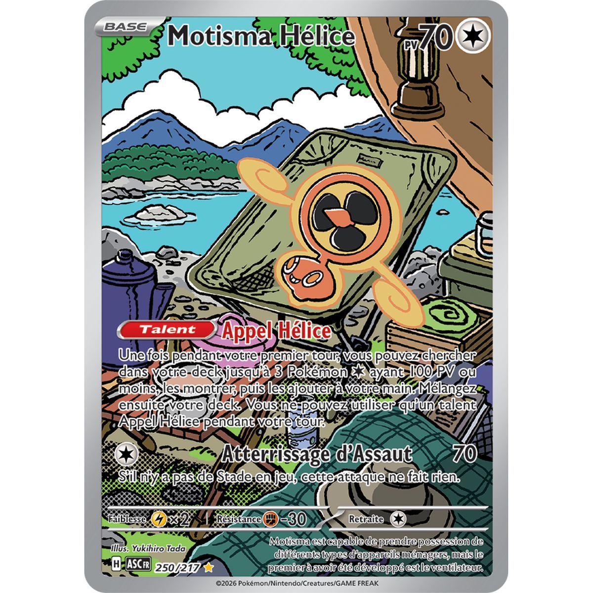 Rotom Propeller - Rare Illustration 250/217 - ME02.5 - Pokémon - Mega Evolution Transcendent Heroes